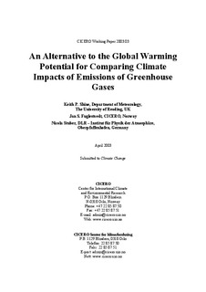 global warming research paper